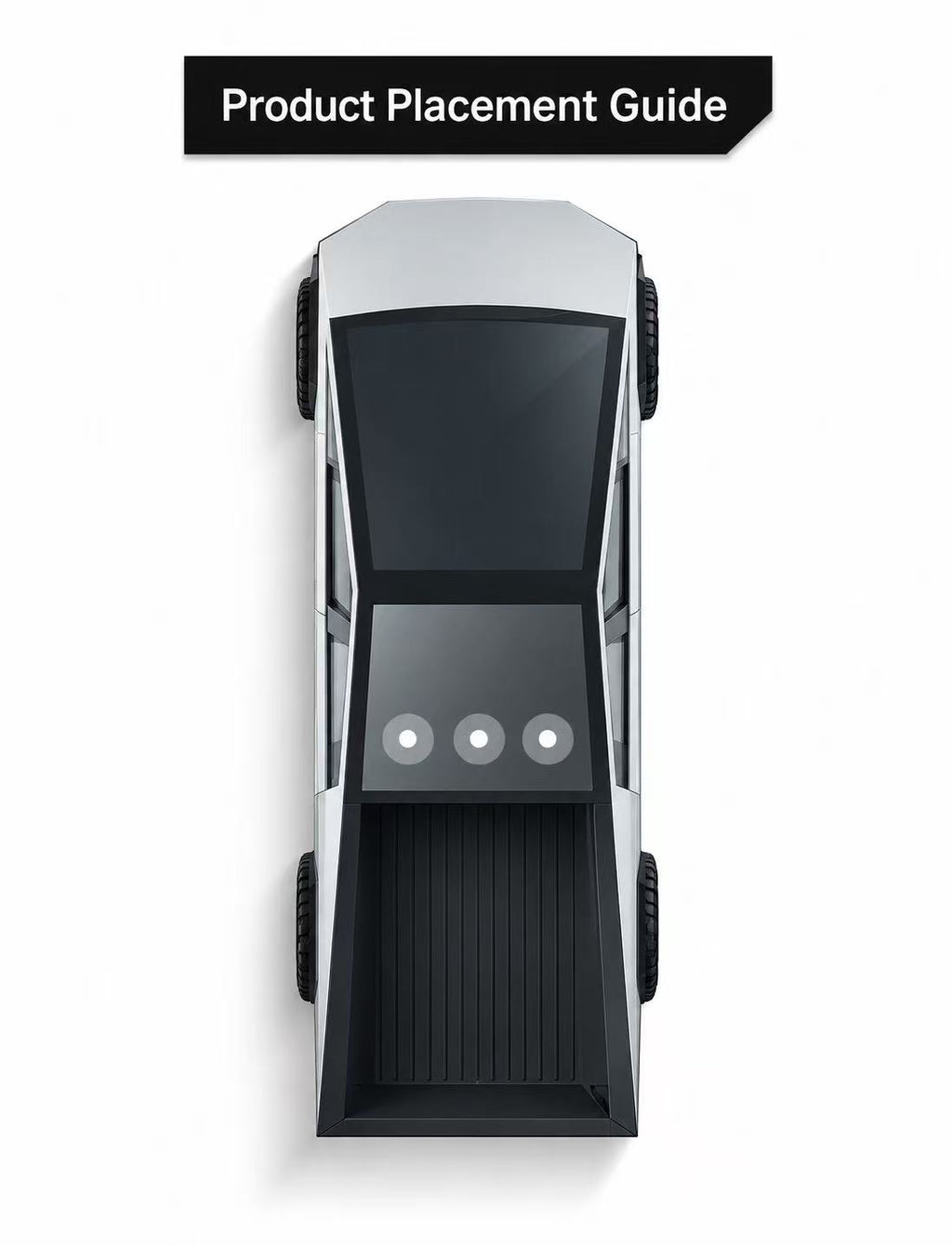 Under Seat Storage Box for Tesla Cybertruck