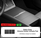 Static-Cling Console Mat for Model 3 / Y（2021+） Black