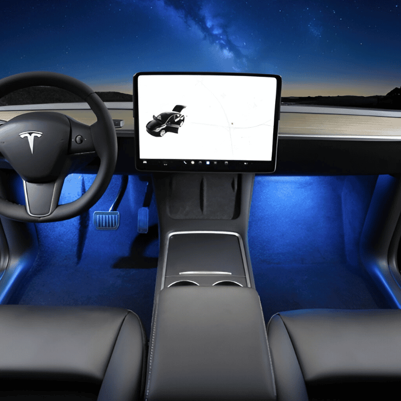 Footwell LED Lights for Tesla Model 3/Y/S/X (4PCS)