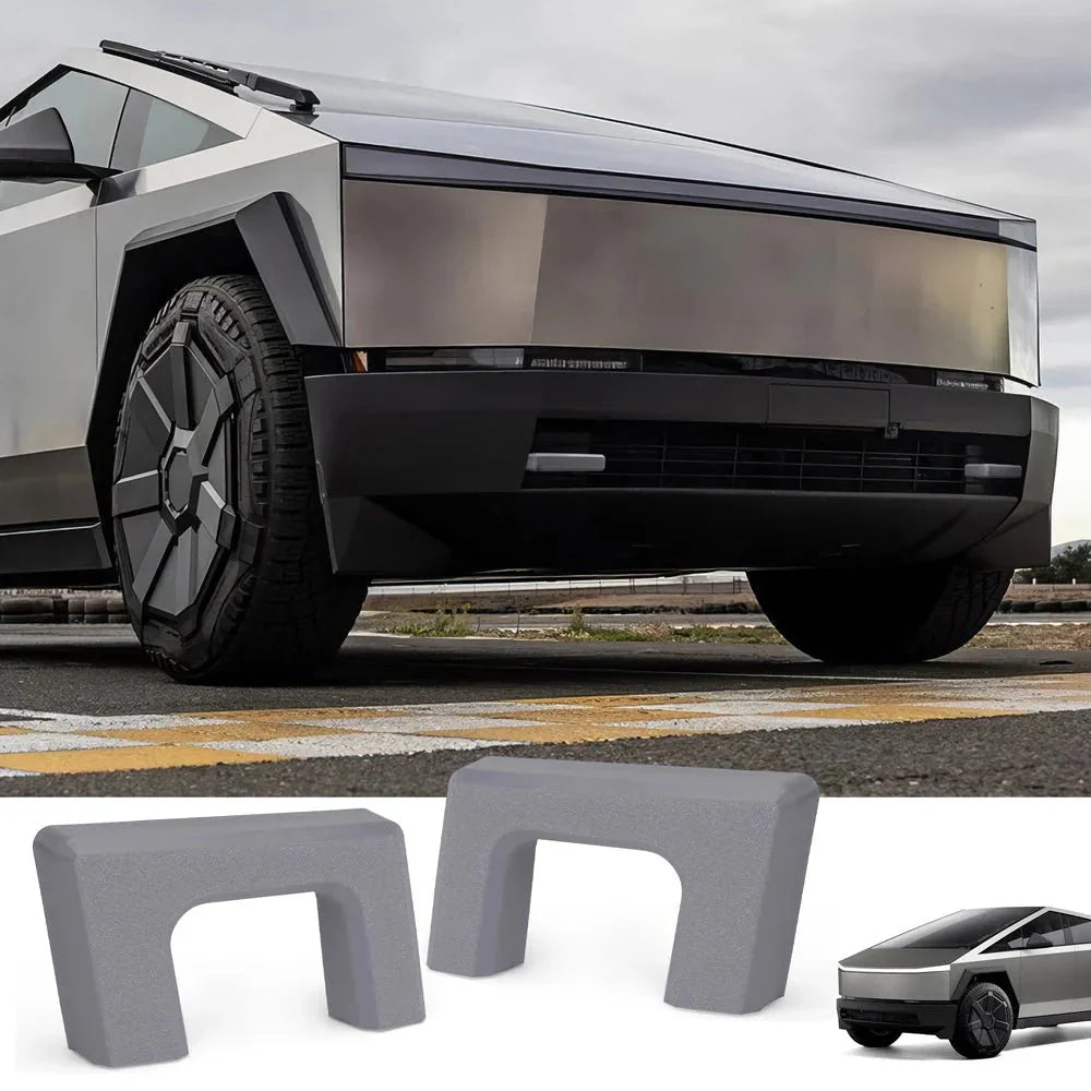 Front Tow Hook Covers for Tesla Cybertruck (2 PCS) Gray (Sales)