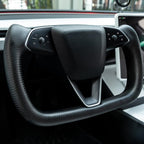 Full Carbon Fiber Yoke Steering Wheel for Tesla Model 3 Highland & Model Y Juniper