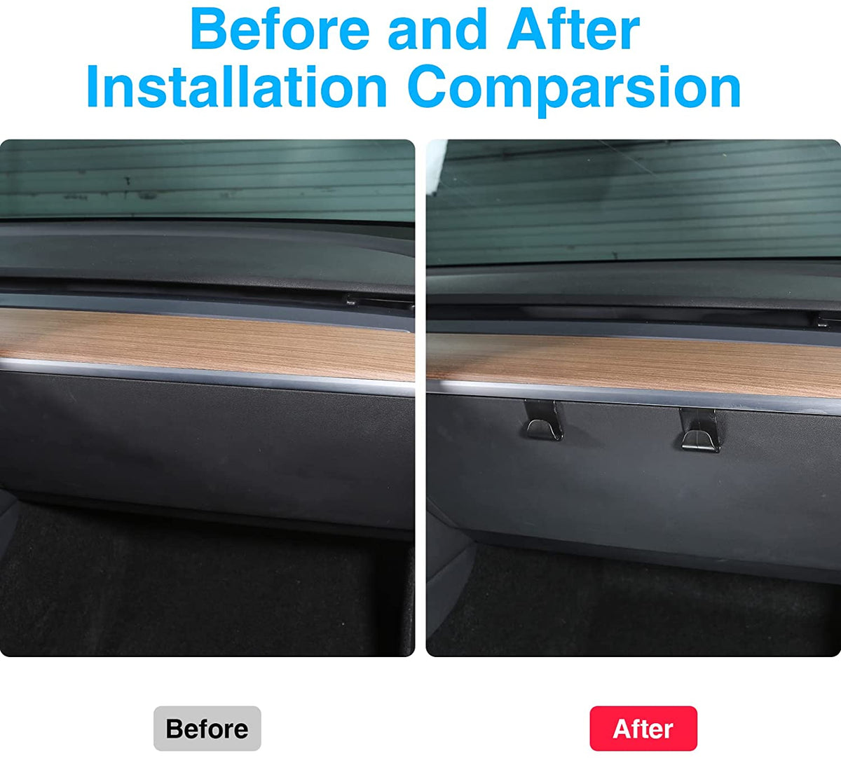 Glove Box Hook for Tesla Model 3 & USA/China Model Y