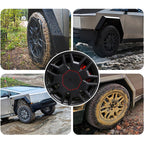 Center Hub Caps for 20" Cyber Wheels for Tesla Cybertruck (4pcs)