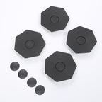 Center Hub Caps for 20" Cyber Wheels for Tesla Cybertruck (4pcs) Black