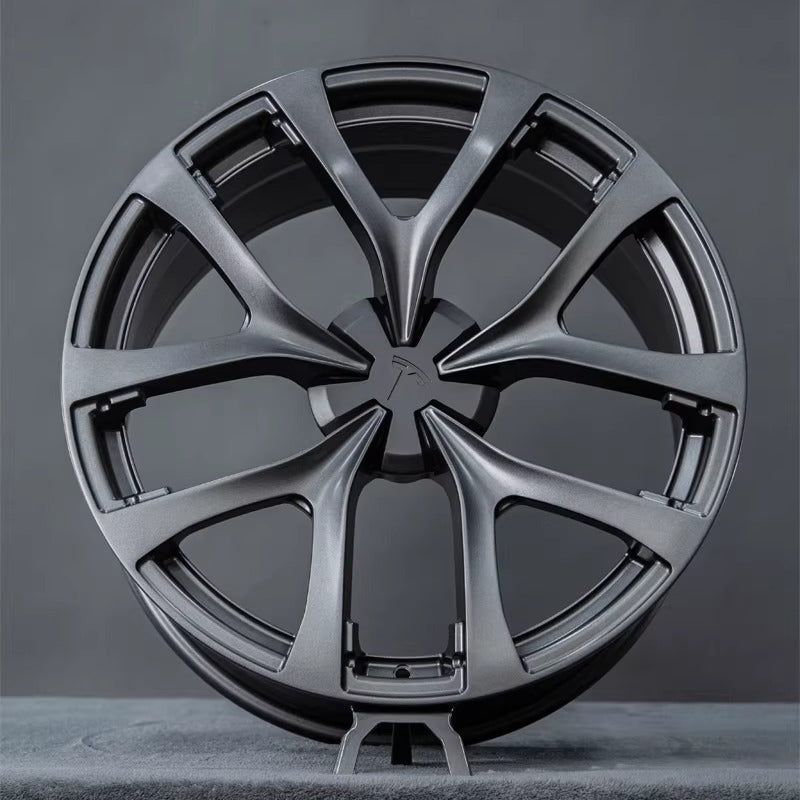 Turbine Flow Forged Wheels for Tesla（4pcs） Gun Gray