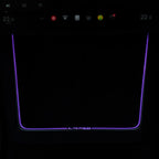 Laser-Carved Ambient Light for Model Y Juniper Wireless Charging Port