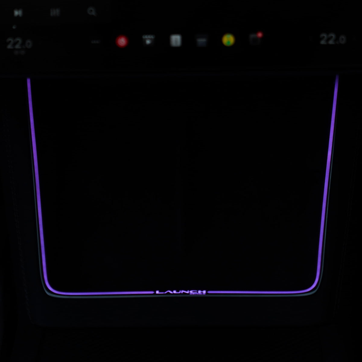 Laser-Carved Ambient Light for Model Y Juniper Wireless Charging Port