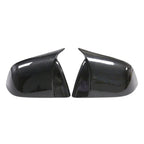 Carbon Fiber Sporty Mirror Caps for Model 3/Y Glossy Carbon