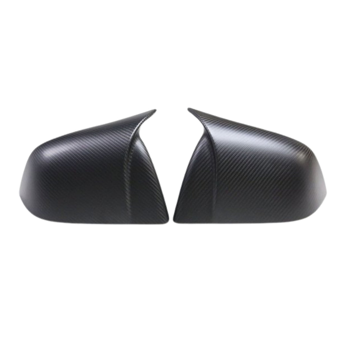 Carbon Fiber Sporty Mirror Caps for Model 3/Y Matte Carbon