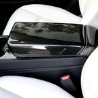 Dry Carbon Fiber Armrest Cover for Tesla Model 3/Y Glossy Model 3 2017-2023 & Model Y 2020-ON