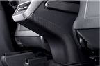 Carbon Fiber Backseat Center Console Base Cap for Tesla Model 3/Y