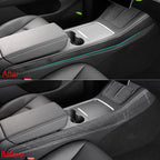 Carbon Fiber Center Console Side Trim for Tesla Model 3/Y