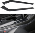 Carbon Fiber Center Console Side Trim for Tesla Model 3/Y Glossy Carbon Fiber