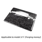 Carbon Fiber Display Cover for Tesla Model 3/Y Glossy Forged Carbon Fiber
