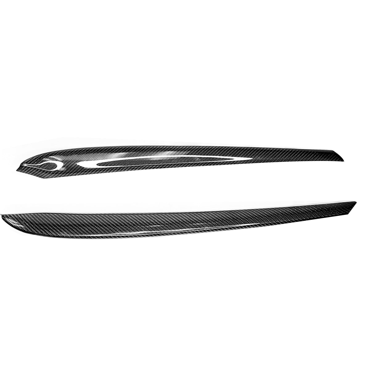 Tesla Model 3/Y Carbon Fiber Door Panel Trim (2pcs) Glossy Carbon Fiber
