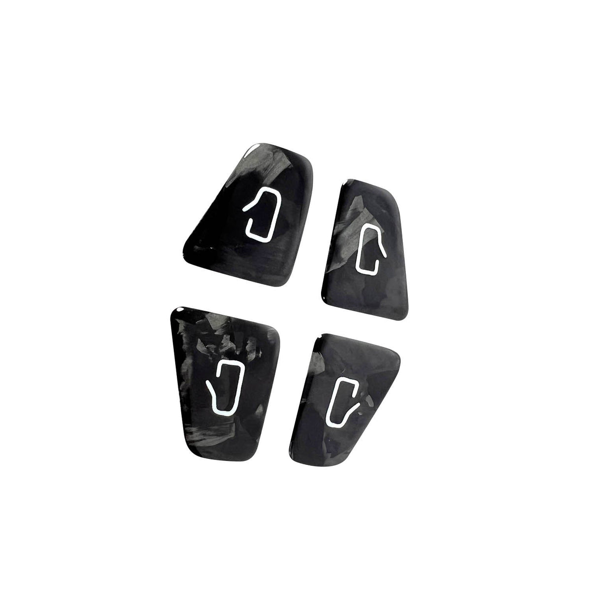 Model 3/Y Carbon Fiber Window & Door Switch Covers (LHD & RHD)