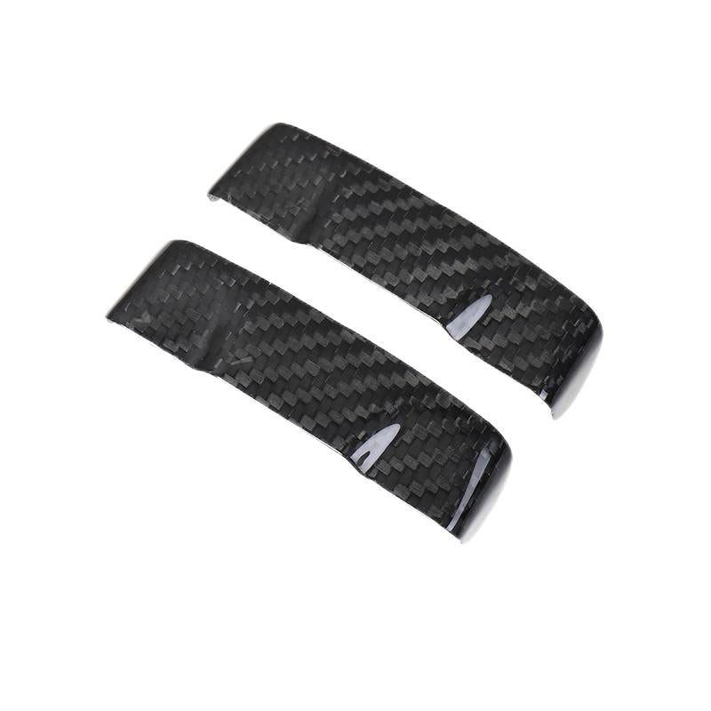 Tesla Model 3/Y Carbon Fiber Seat Belt Buckle Covers (2pcs) Glossy Carbon Fiber (2pcs)