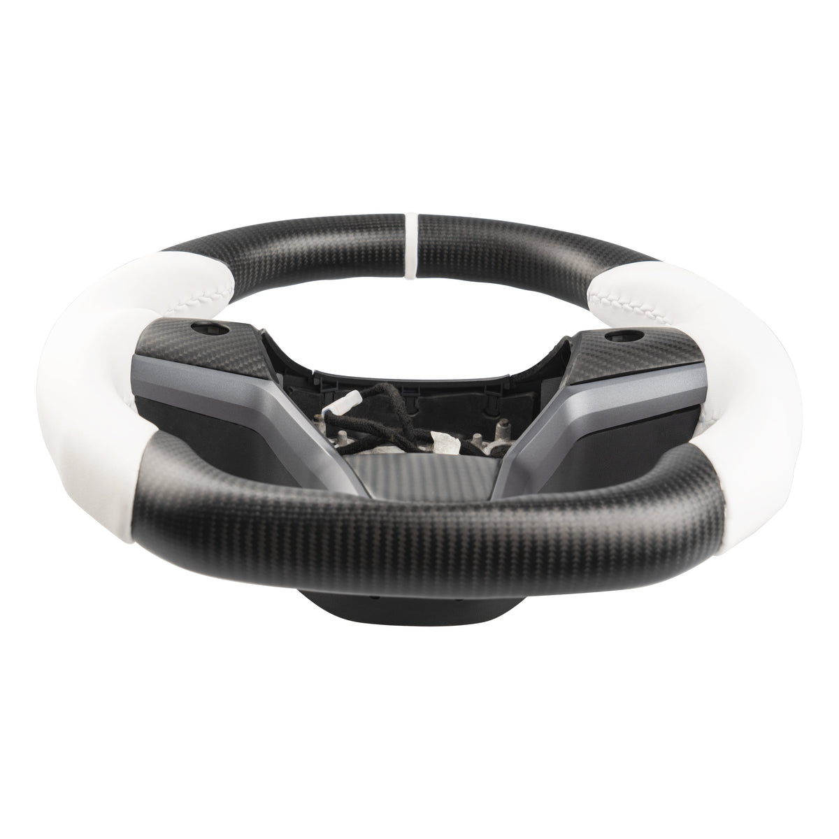 Sport Round Carbon Fiber Steering Wheel for Tesla Model 3/Y