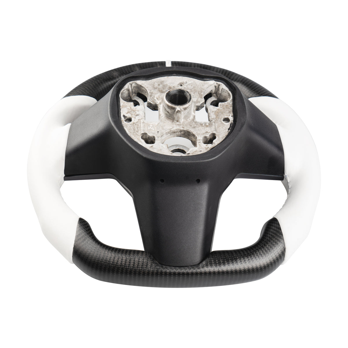 Sport Round Carbon Fiber Steering Wheel for Tesla Model 3/Y
