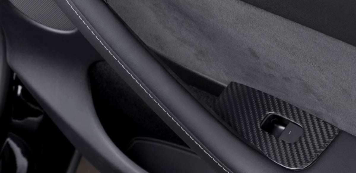 Model 3/Y Carbon Fiber Window & Door Switch Covers (LHD & RHD)