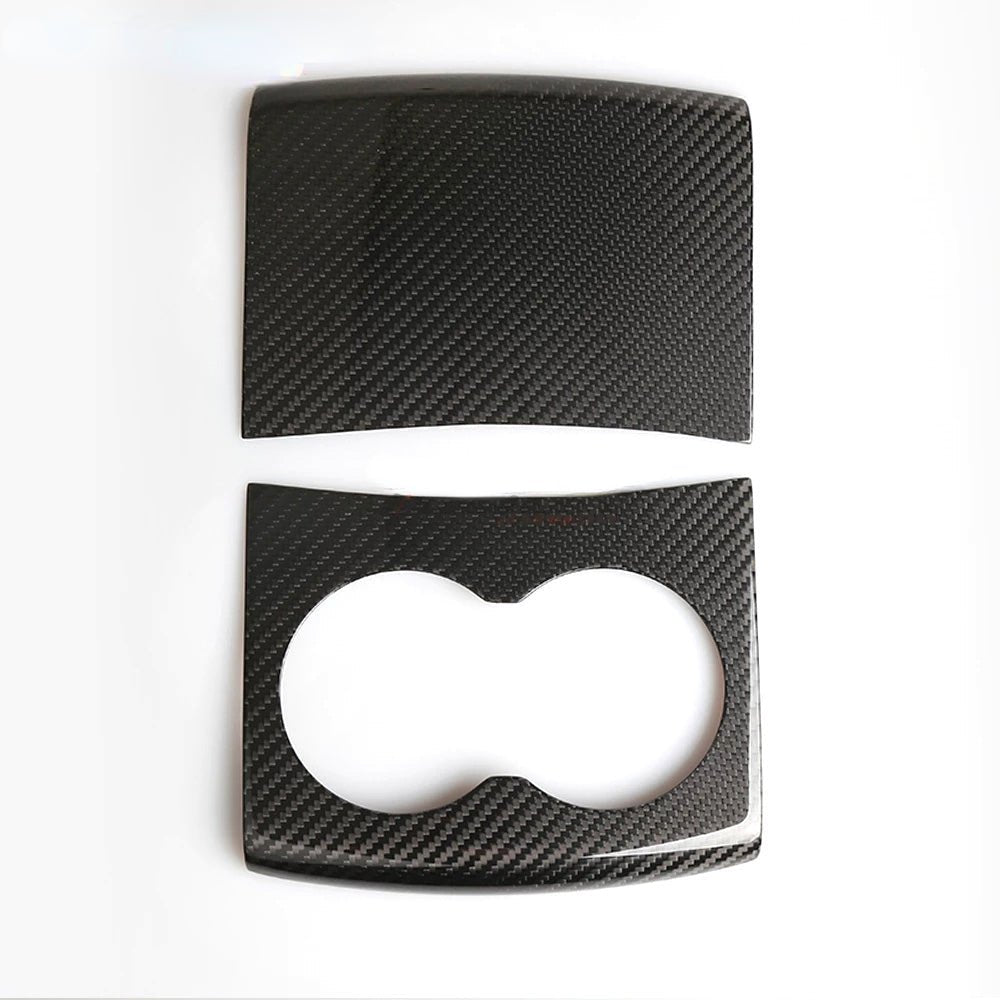 Real Molded Carbon Fiber Center Console Wrap for Tesla Model S/X Glossy carbon Model X S（2017-2019）