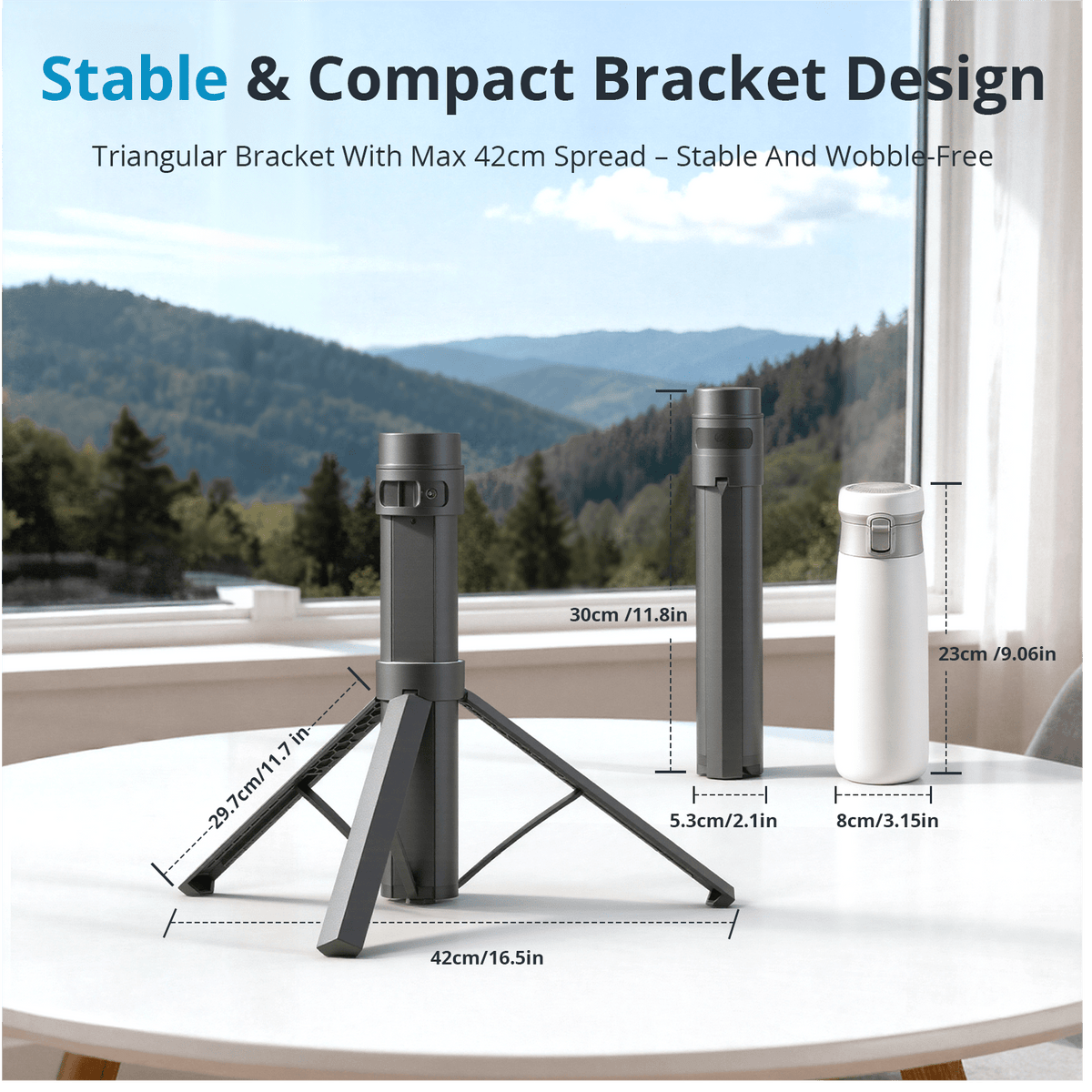 Portable Power & Mounting System for Starlink Mini | 45000mAh Battery Tripod Stand