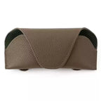 Premium Visor Glasses Case for Tesla Brown