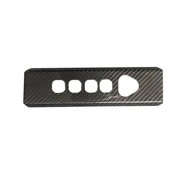 Reading Light Trim Cover Real Carbon Fiber for Tesla Cybertruck Glossy Carbon Fiber