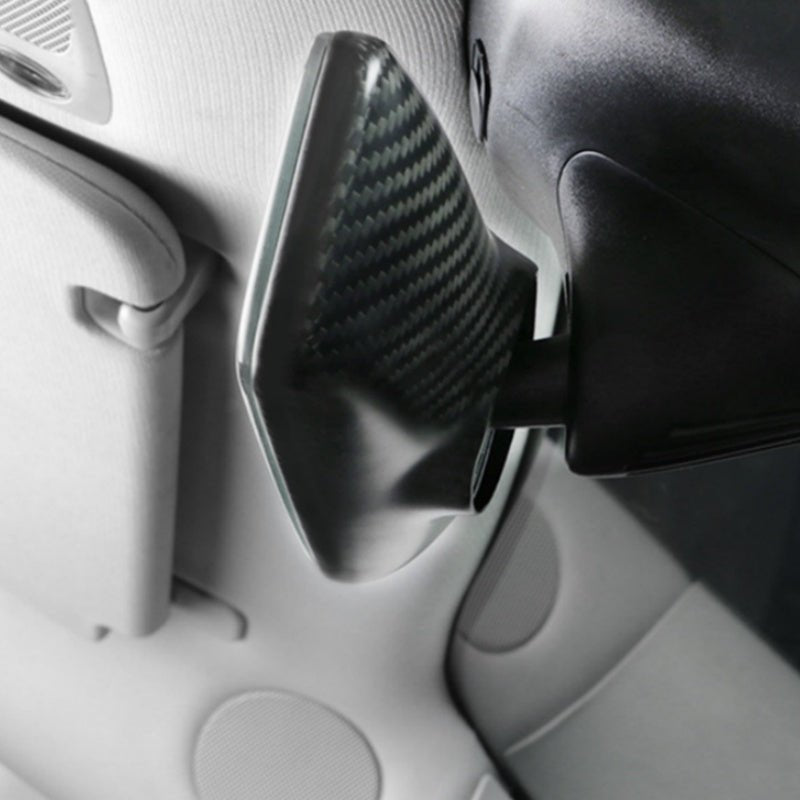 Real Carbon Fiber Interior Mirrors for Tesla Model 3 Highland/Model Y Juniper Matte Carbon