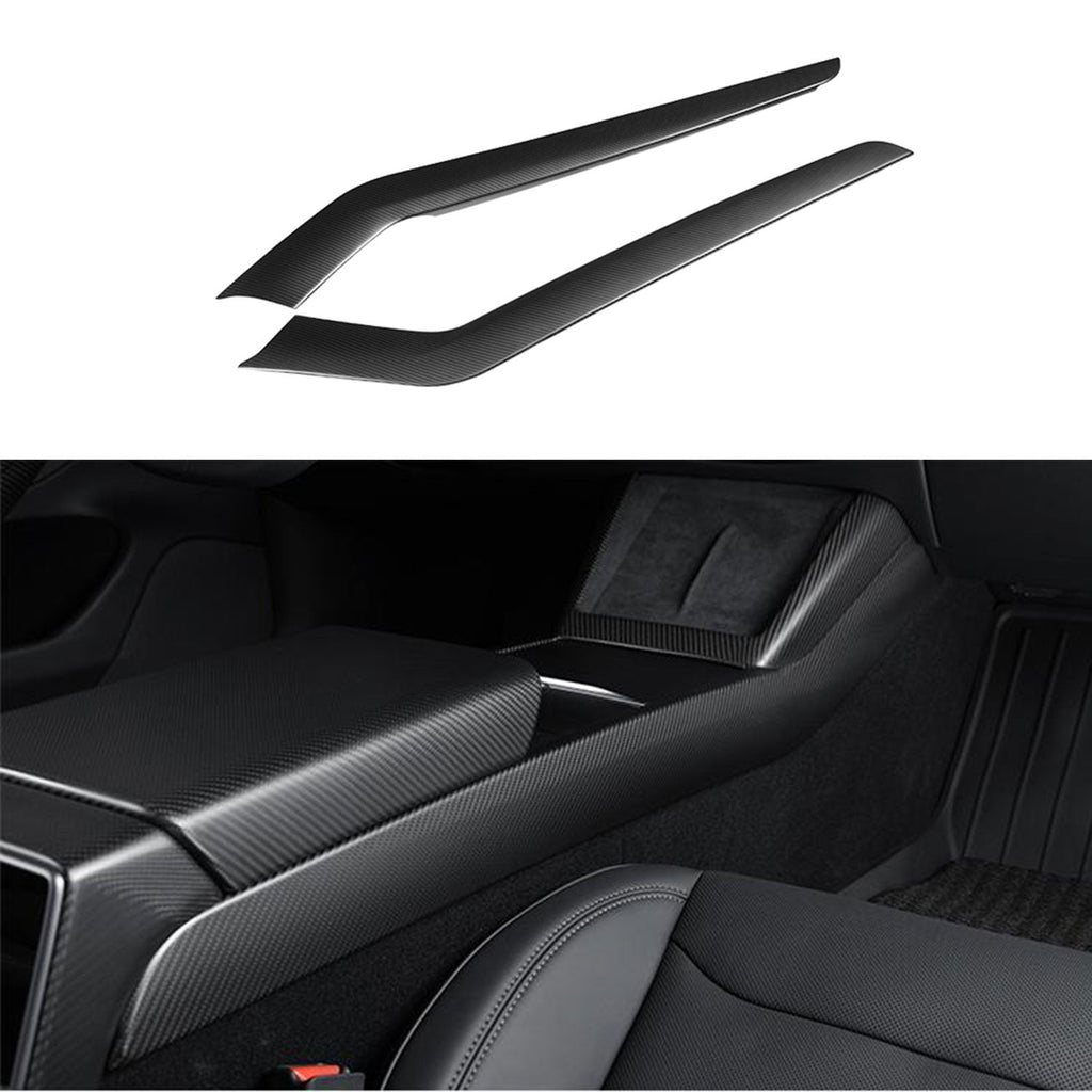Model 3 Highland & Model Y Juniper Carbon Fiber Center Console Side Panels (2pcs) Model 3 Highland (2024+) & New Model Y (2025+) Matte