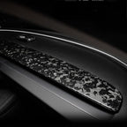 Real Dry Carbon Fiber Dash Cover Overlay for Model 3 Highalnd & Model Y Juniper Glossy Forged Upper