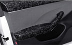 Real Dry Carbon Fiber Door Armrest Cover Overlays for Tesla Model 3 Highland