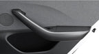 Real Dry Carbon Fiber Door Armrest Cover Overlays for Tesla Model 3 Highland