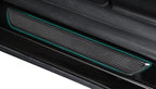 Real Dry Carbon Fiber Door Sill Strip Overlay for Tesla Model 3/Y