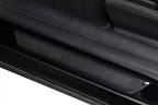 Real Dry Carbon Fiber Door Sill Strip Overlay for Tesla Model 3/Y