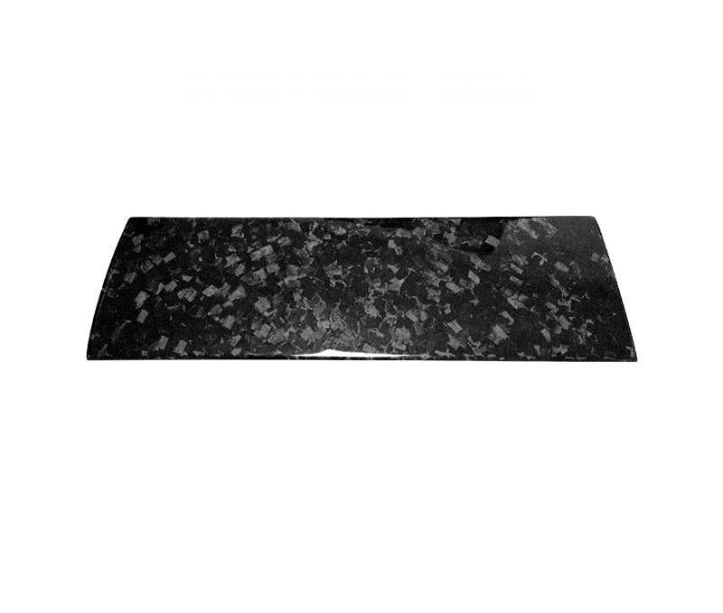 Real Dry Carbon Fiber Glove Box Cover Overlay for Tesla Model Y / 3 Glossy Forged