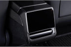 Real Dry Carbon Fiber Rear Screen Trim for Tesla Model 3 Highland & Model Y Juniper Model 3 Highland 2024+ & New Model Y 2025+ Glossy