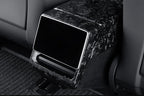 Real Dry Carbon Fiber Rear Screen Trim for Tesla Model 3 Highland & Model Y Juniper Model 3 Highland 2024+ & New Model Y 2025+ Glossy Forged