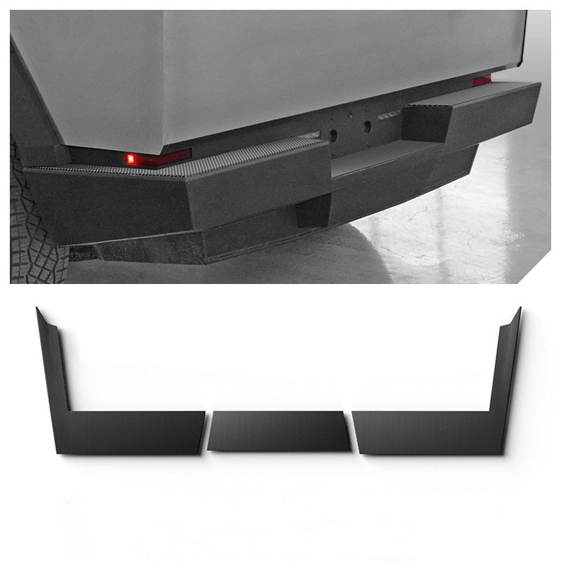 Rear Bumper Covers / Rear Trunk Lid Trim for Tesla Cybertruck Rear Bumper Covers (3PCS)