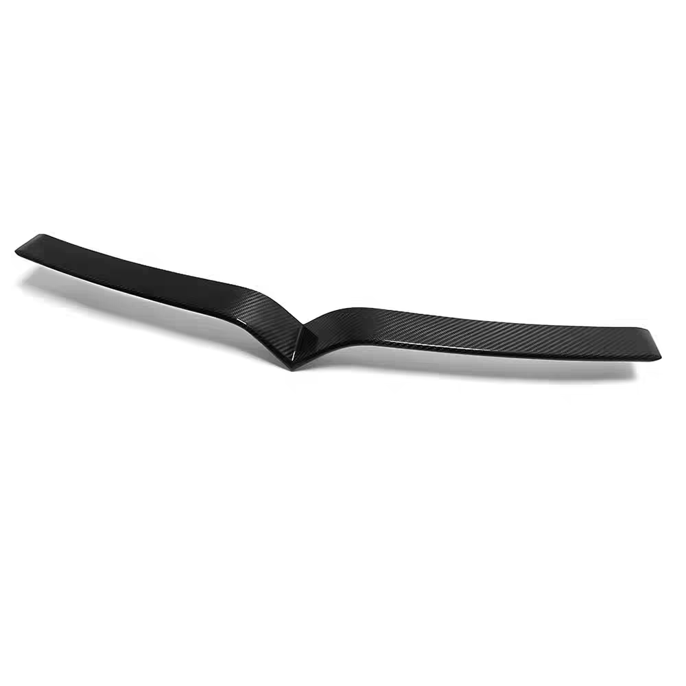 Real Dry Carbon Fiber Front End Inlay for Tesla Model S/X Glossy (Recommended)