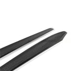 Repalcement Real Carbon Fiber Front Door Trim Panel for Tesla Model 3 / Y 2021-2023