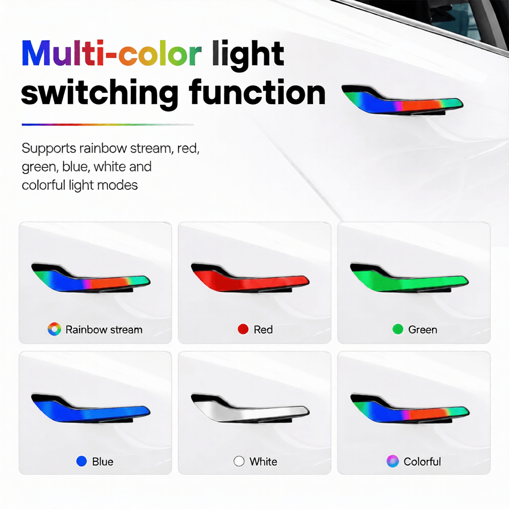 RGB Electric Door Handles V3 for Model 3 & Model Y