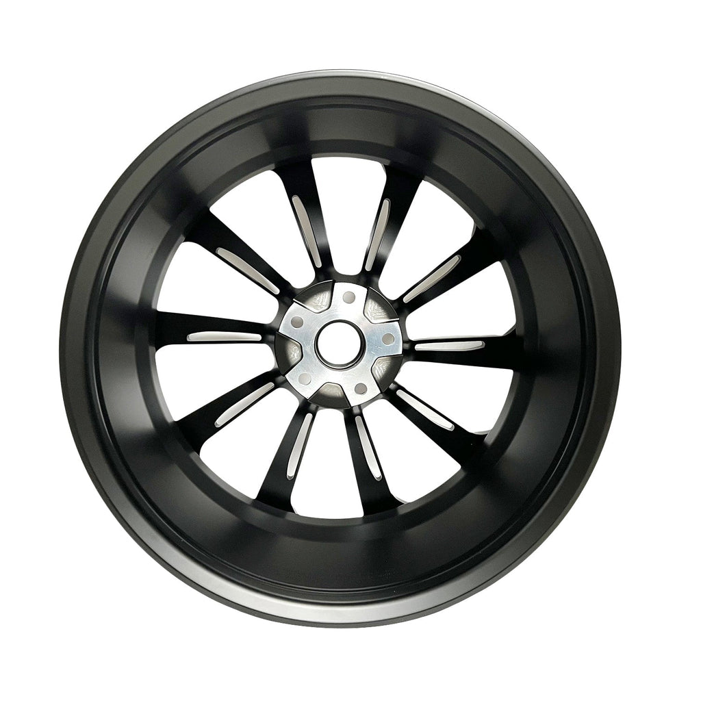 Rims for Model 3/Y【18' Glossy black Set of 4】