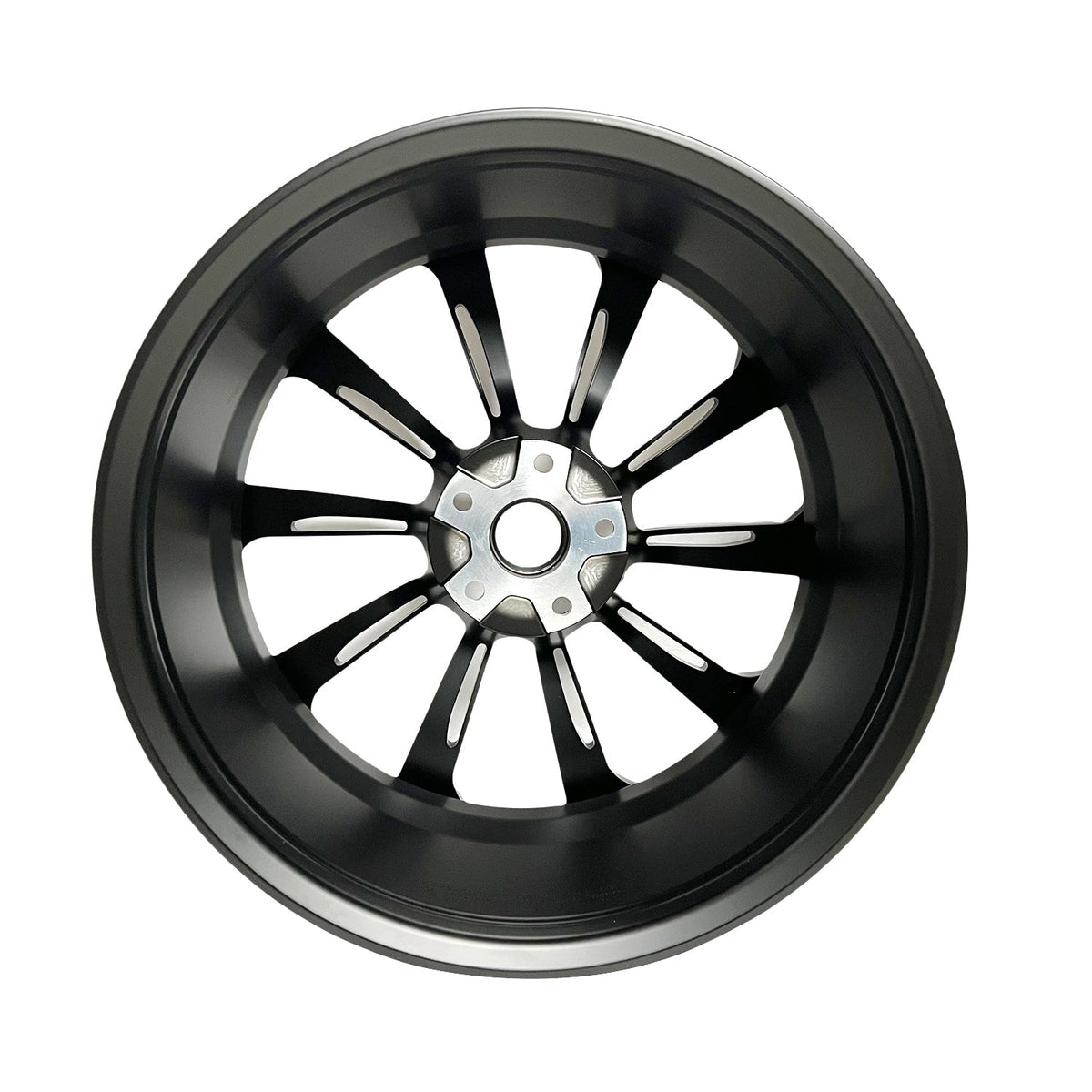 Rims for Model 3/Y【18' Glossy black Set of 4】