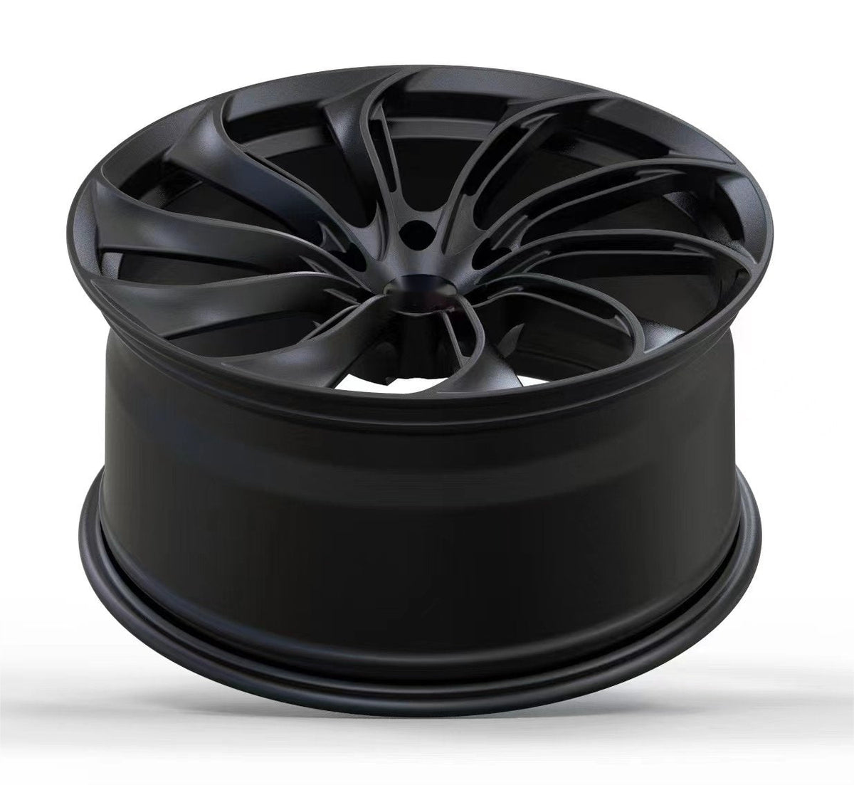 Rims for Model 3/Y【18' Glossy black Set of 4】