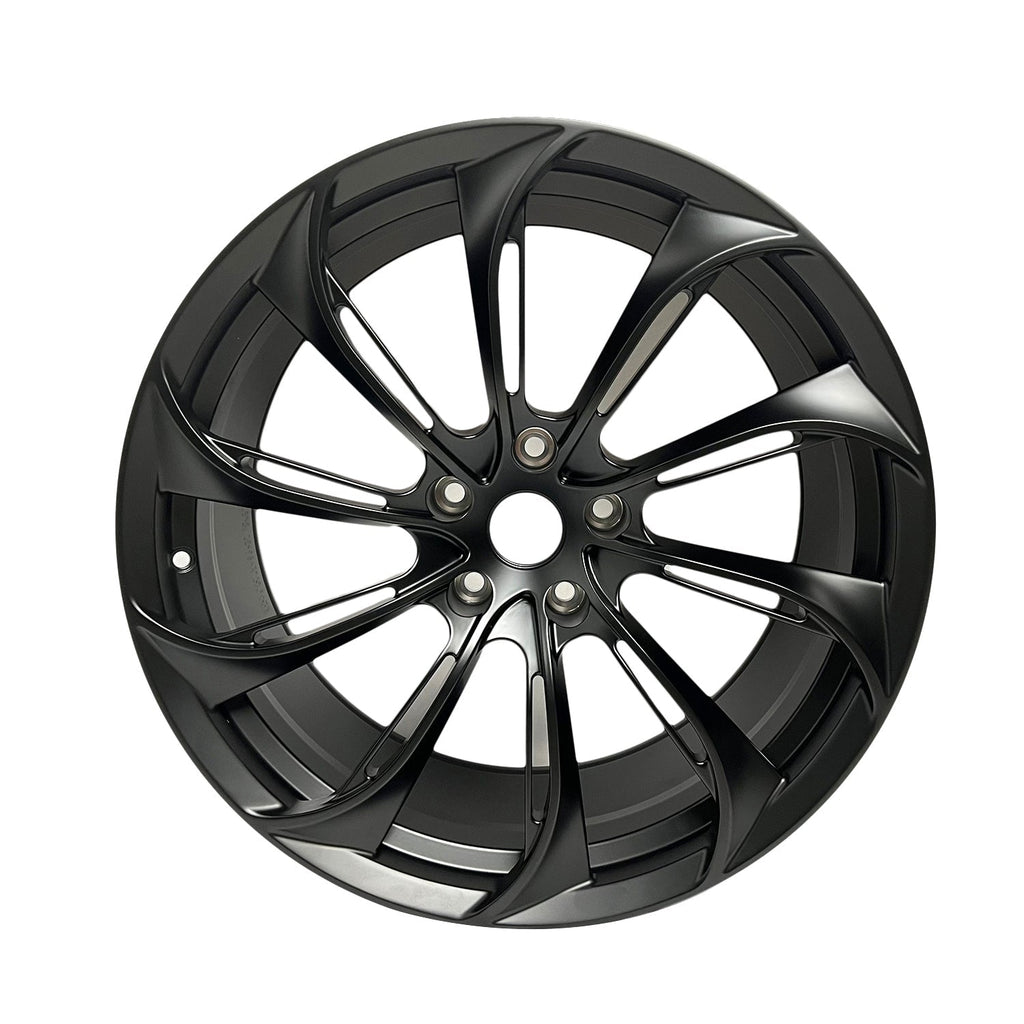 Rims for Model 3/Y【18' Glossy black Set of 4】