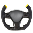 Custom Carbon Fiber Steering Wheel for Tesla Model 3/Y