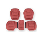 Seasonal Universal Seat Covers for Tesla Model 3/Y/X/S (style 1) 5PCS Holodeck Wine red