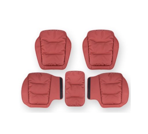 Seasonal Universal Seat Covers for Tesla Model 3/Y/X/S (style 1) 5PCS Holodeck Wine red