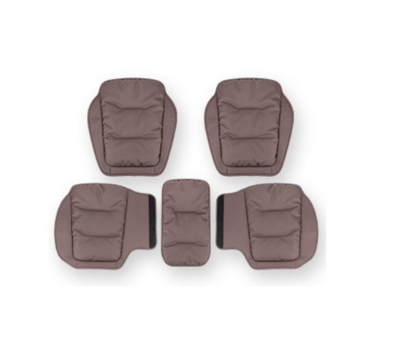 Seasonal Universal Seat Covers for Tesla Model 3/Y/X/S (style 1) 5PCS Holodeck Mocha brown